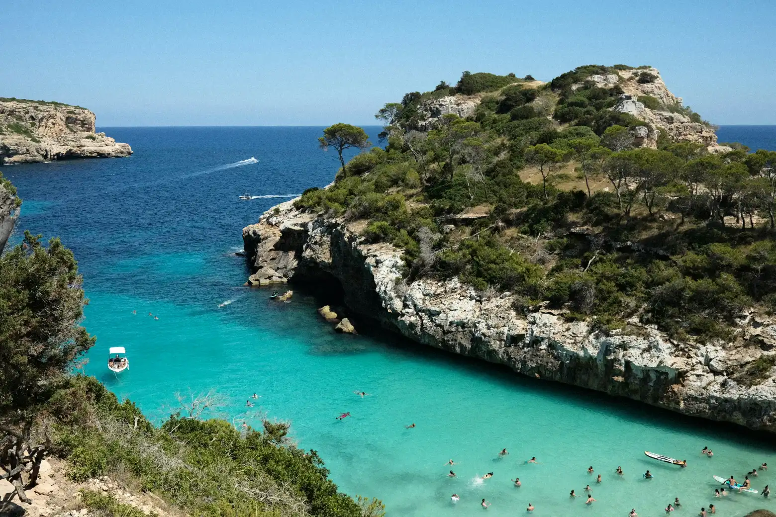 View of Formentera - a perfect place to relax and enjoy the pool
