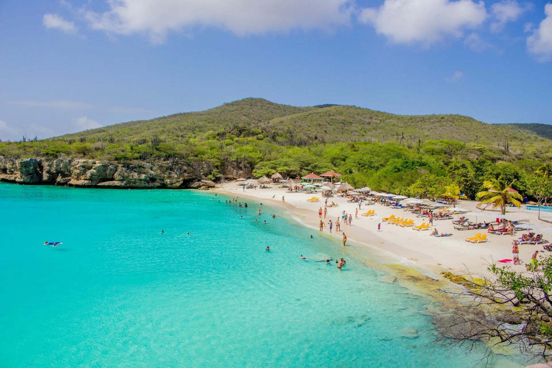 View of Curacao - a perfect place to relax and enjoy the pool