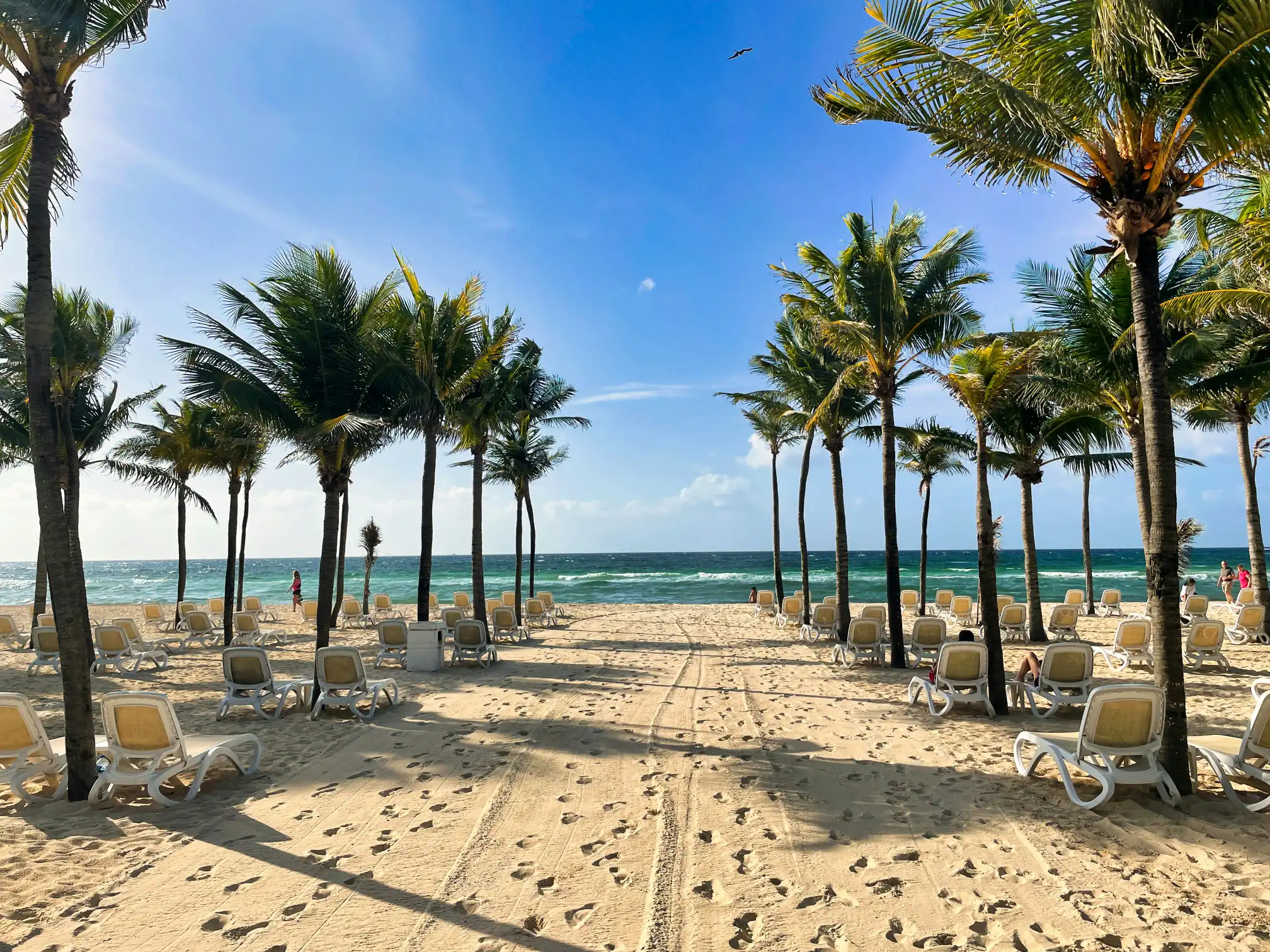 View of Playa del Carmen - a perfect place to relax and enjoy the pool
